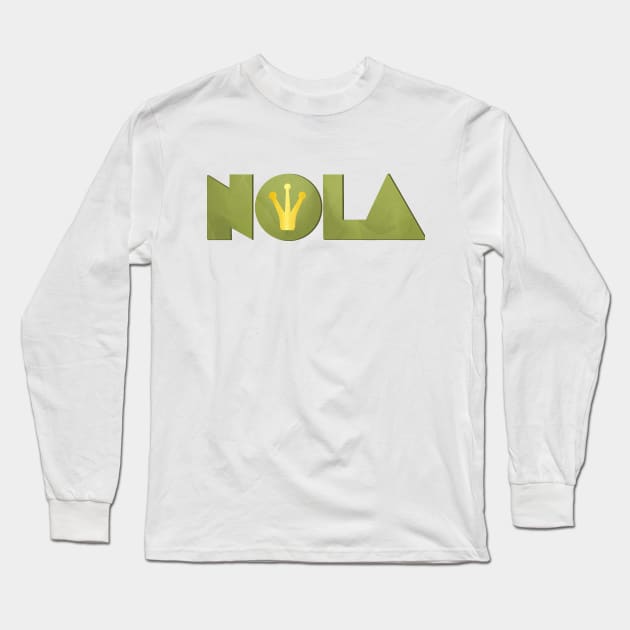 NOLA - Tiana (Ralph Breaks the Internet) Long Sleeve T-Shirt by NipahDUBS